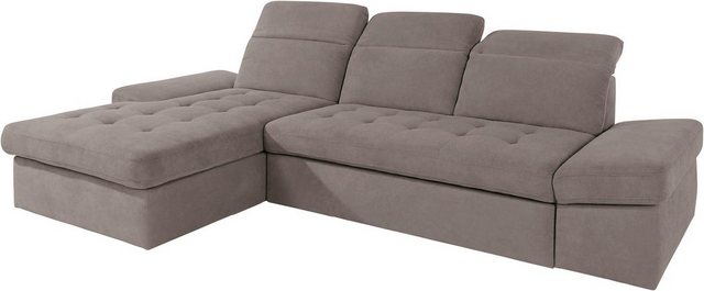 sit&more Ecksofa "Stardust L-Form", wahlweise mit Bettfunktion und Bettkast günstig online kaufen