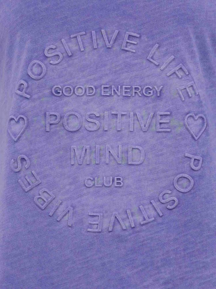 Zwillingsherz T-Shirt Positive Mind (1-tlg) Weiteres Detail günstig online kaufen