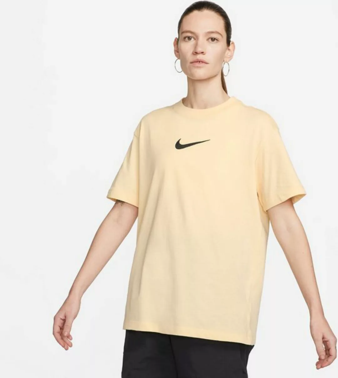 Nike Kurzarmshirt W NSW TEE BF MS PALE VANILLA/BLACK günstig online kaufen