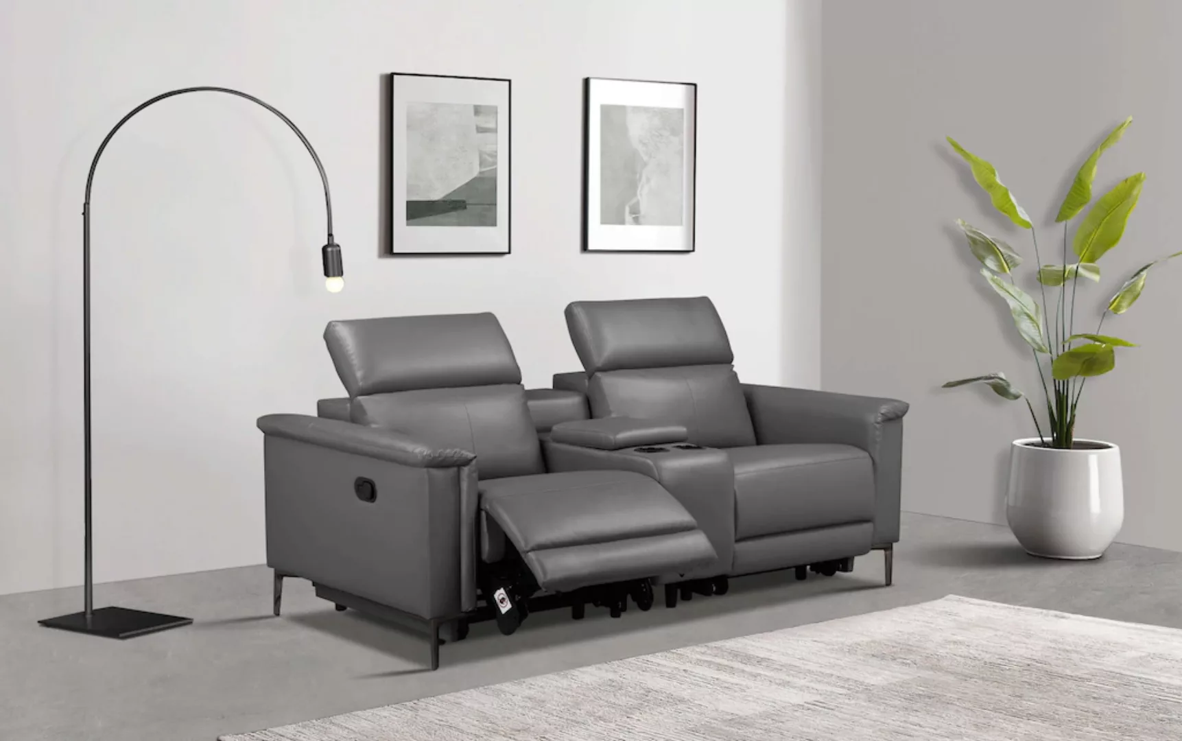 Places of Style 2-Sitzer "Lund, 2er-Kinosofa, TV-Sessel, Multimedia-Sofa,", günstig online kaufen