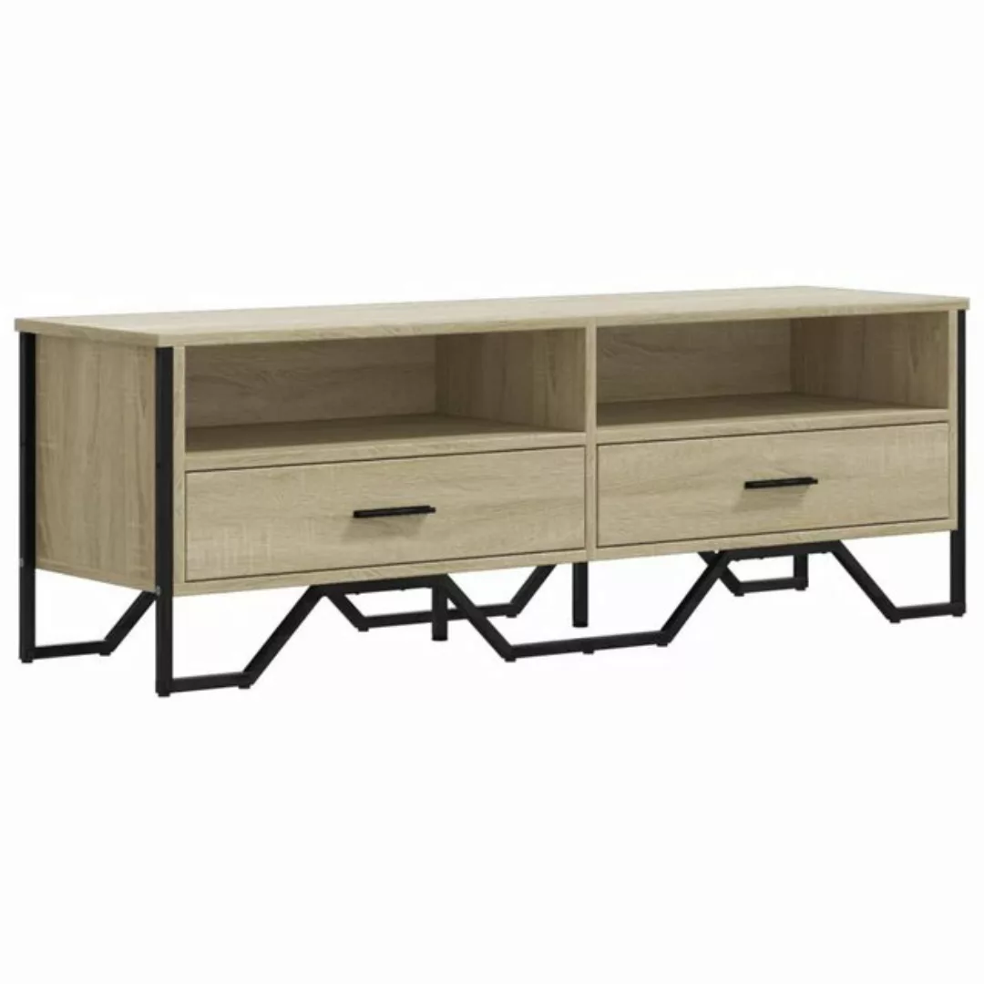 vidaXL TV-Schrank TV-Schrank Sonoma-Eiche 122x34x41 cm Holzwerkstoff (1-St) günstig online kaufen