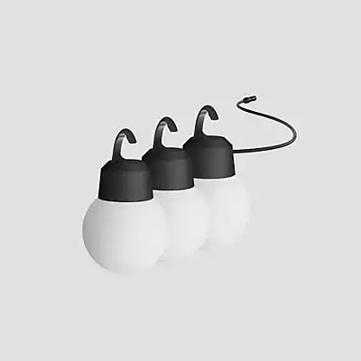 Bega Plug & Play Kugelleuchte mit Haken LED, 5er Set inkl. Smart Tower günstig online kaufen