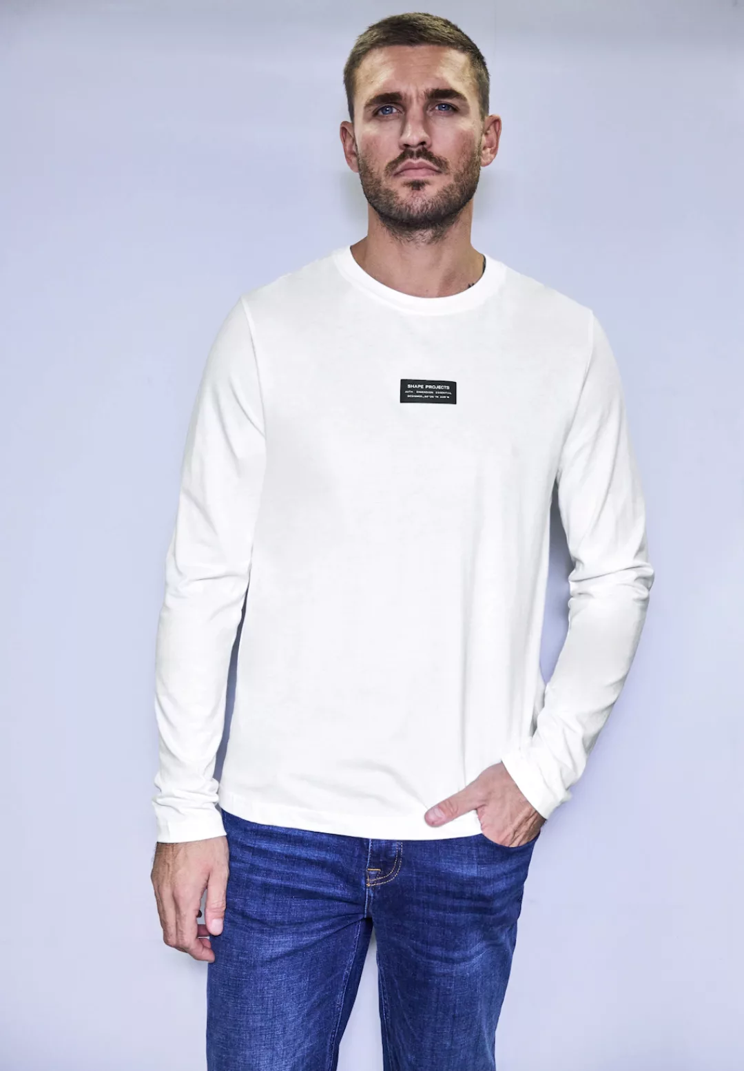 STREET ONE MEN Langarmshirt, aus reiner Baumwolle günstig online kaufen