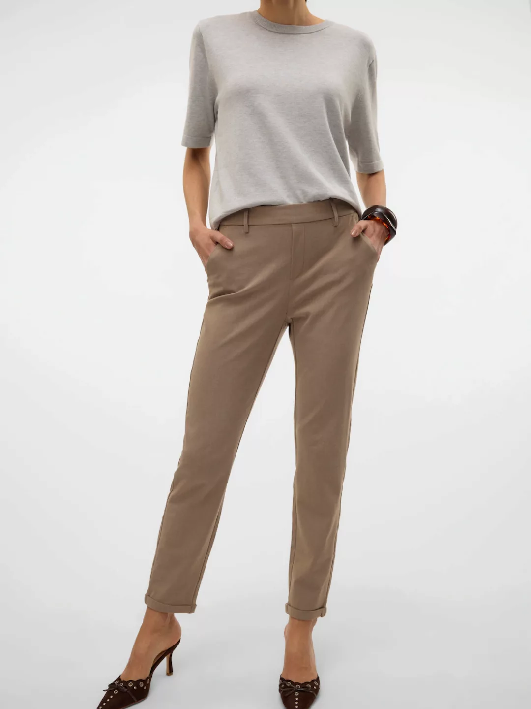 Vero Moda Anzughose VMMAYA MONE MW LOOSE TAILOR PANT NOOS günstig online kaufen