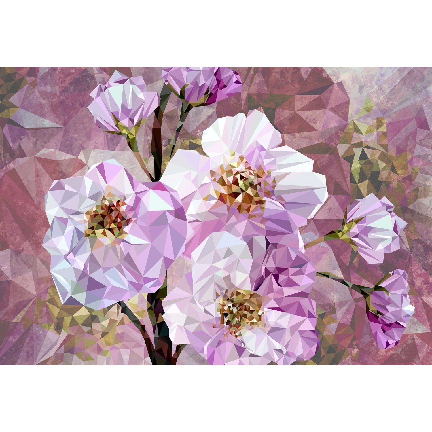 Sanders & Sanders Fototapete Kirschblüten Rosa 368 x 248 cm 612327 günstig online kaufen
