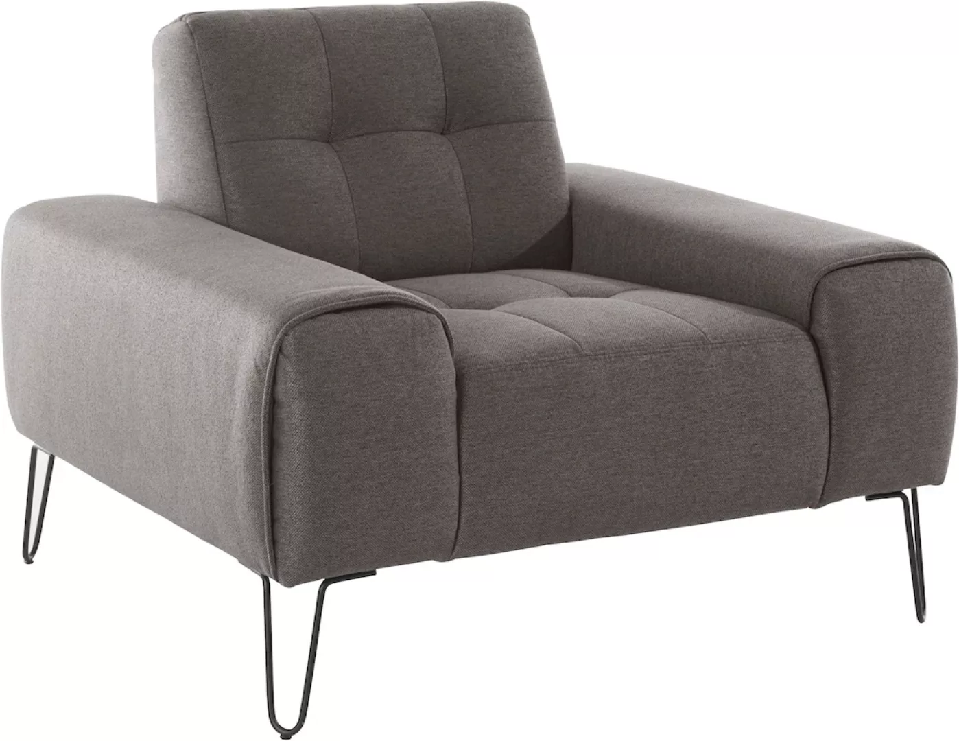 exxpo - sofa fashion Sessel "Taranto, Loungesessel mit Designfuß, elegant u günstig online kaufen