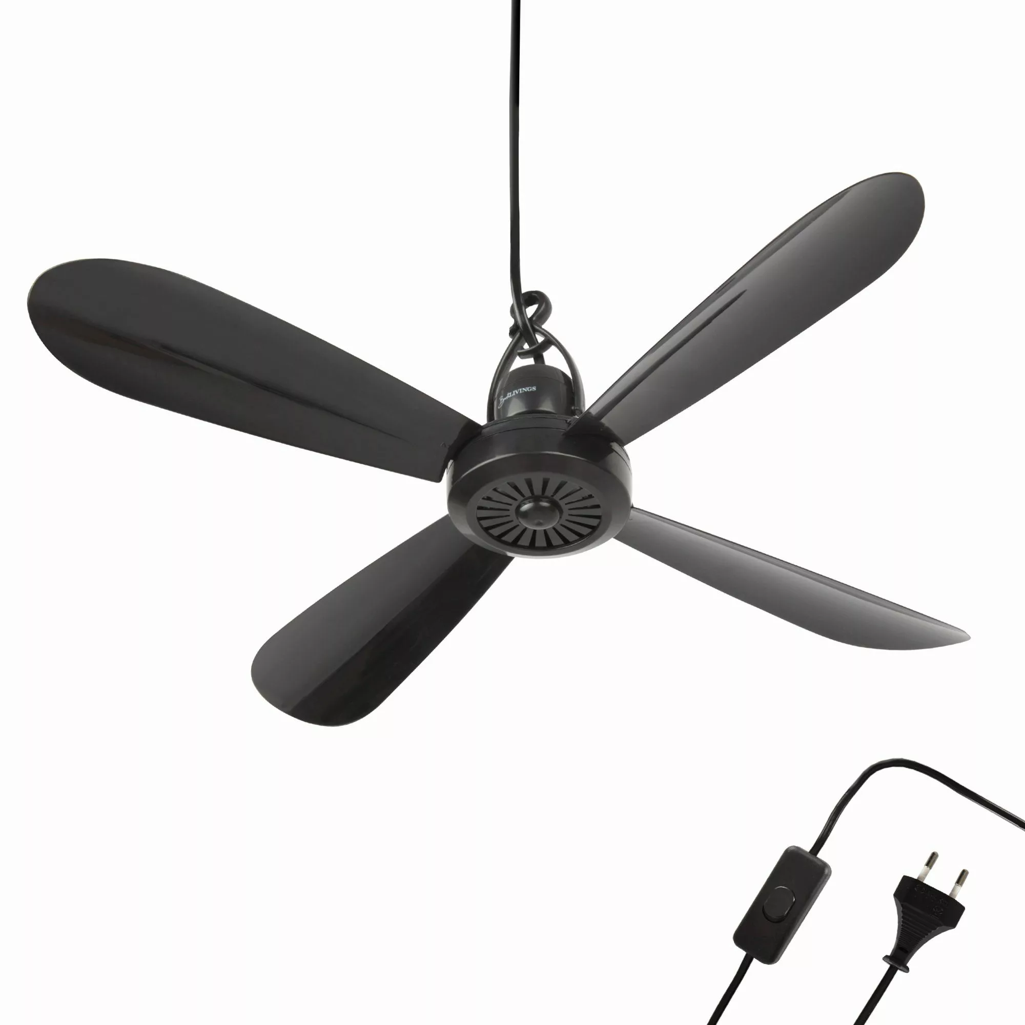 Bestlivings Deckenventilator Deckenlüfter mit Stecker und günstig online kaufen