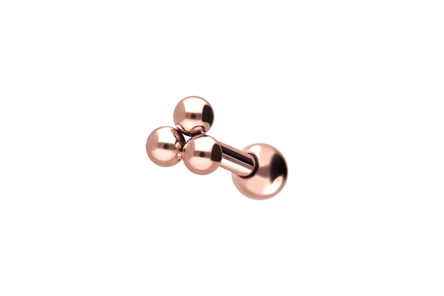 PIERCINGLINE Piercing-Set Chirurgenstahl Ohrpiercing 3 KUGELN günstig online kaufen