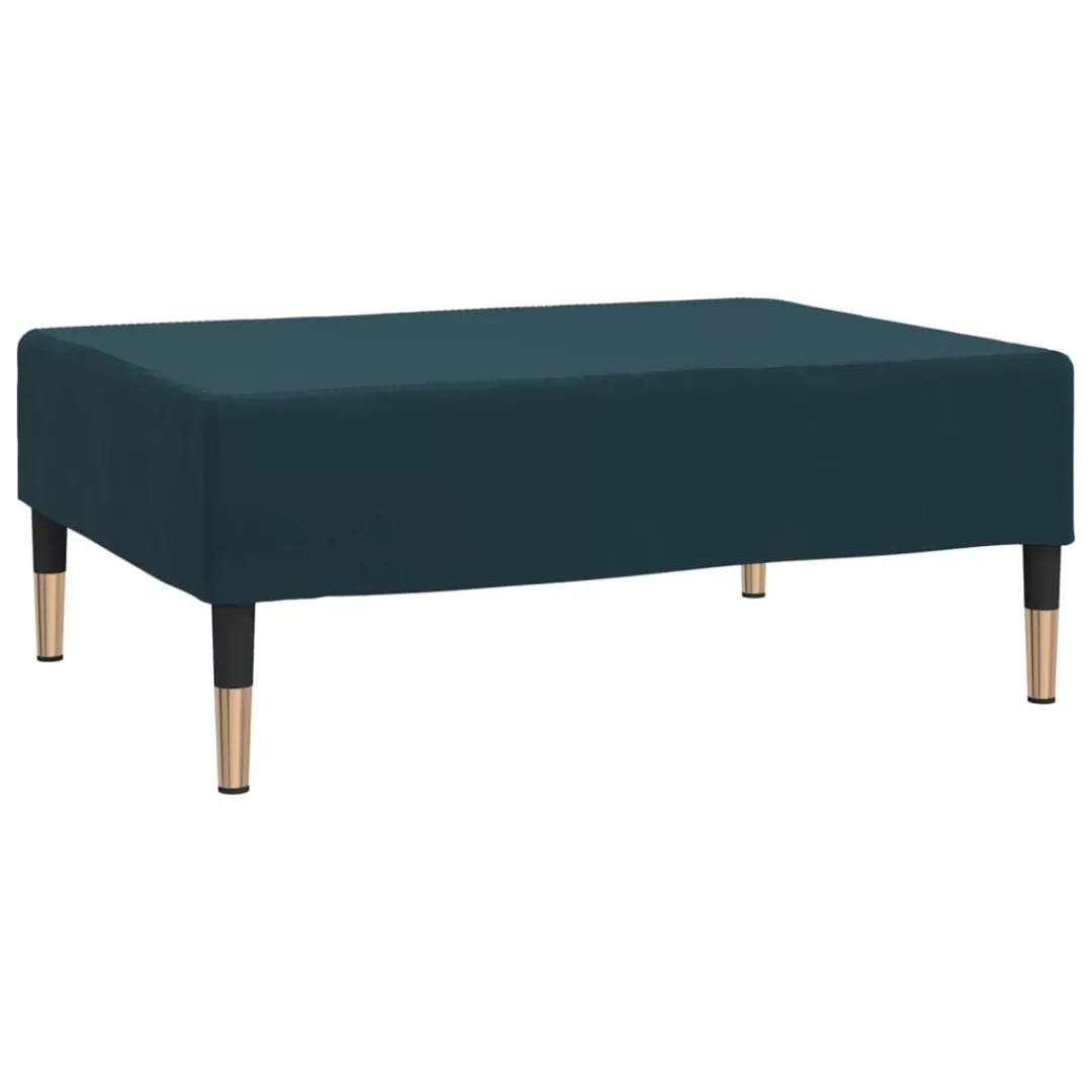 Fußhocker Blau 78x56x32 Cm Samt günstig online kaufen