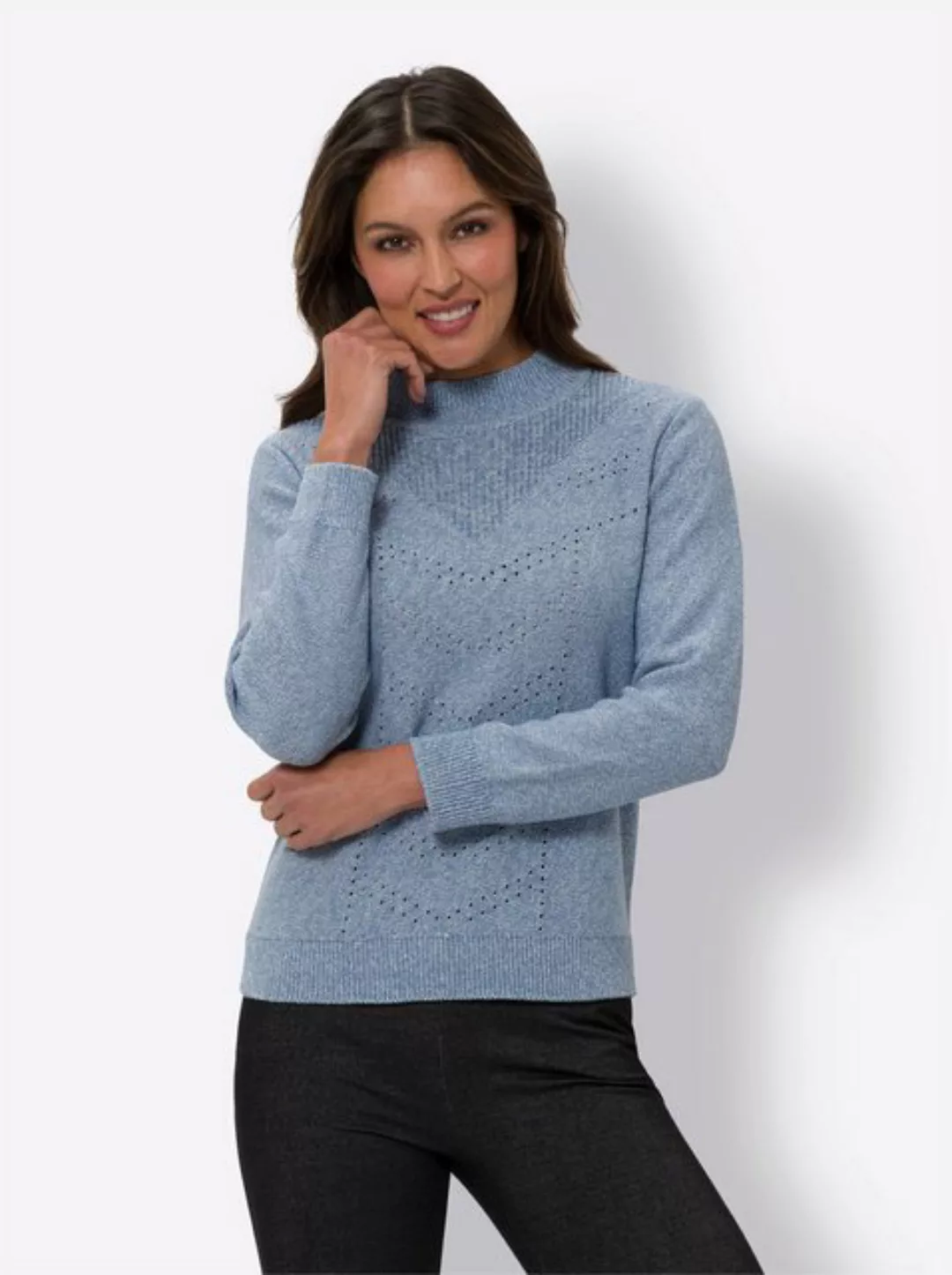 Sieh an! Strickpullover Langarm-Pullover günstig online kaufen