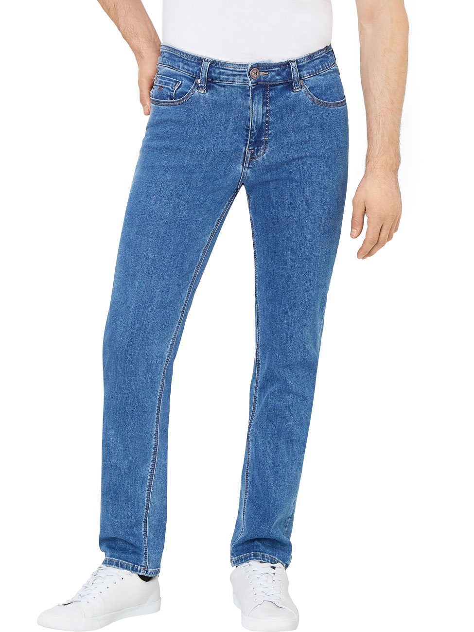 Paddock`s Herren Jeans Ranger Pipe - Slim Fit - Blau - Blue/Black Motion & günstig online kaufen