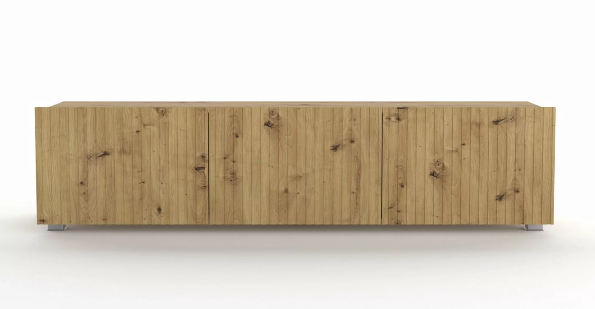 Furnix TV-Schrank RTV Kabinett Kobby 150 Sideboard mit Beinen und drei Fäch günstig online kaufen