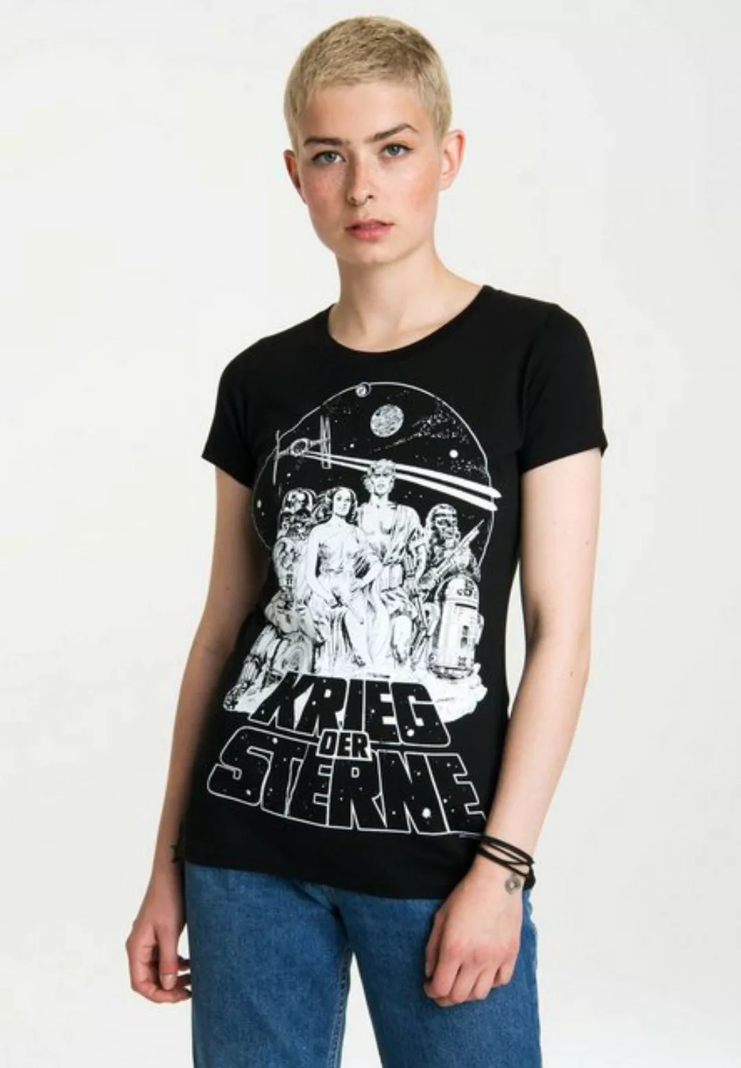 LOGOSHIRT T-Shirt "Krieg der Sterne - Star Wars", mit coolem Frontprint günstig online kaufen