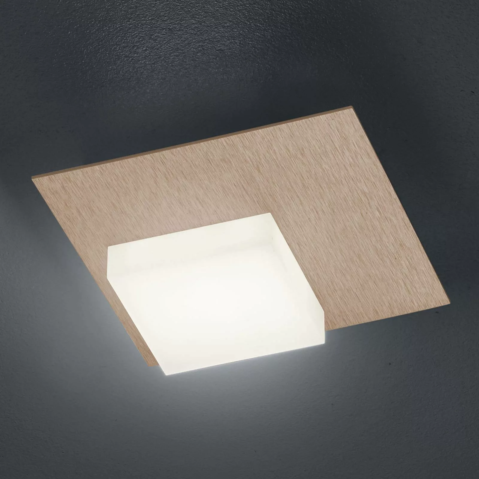 BANKAMP Cube LED-Deckenleuchte 8W, roségold günstig online kaufen