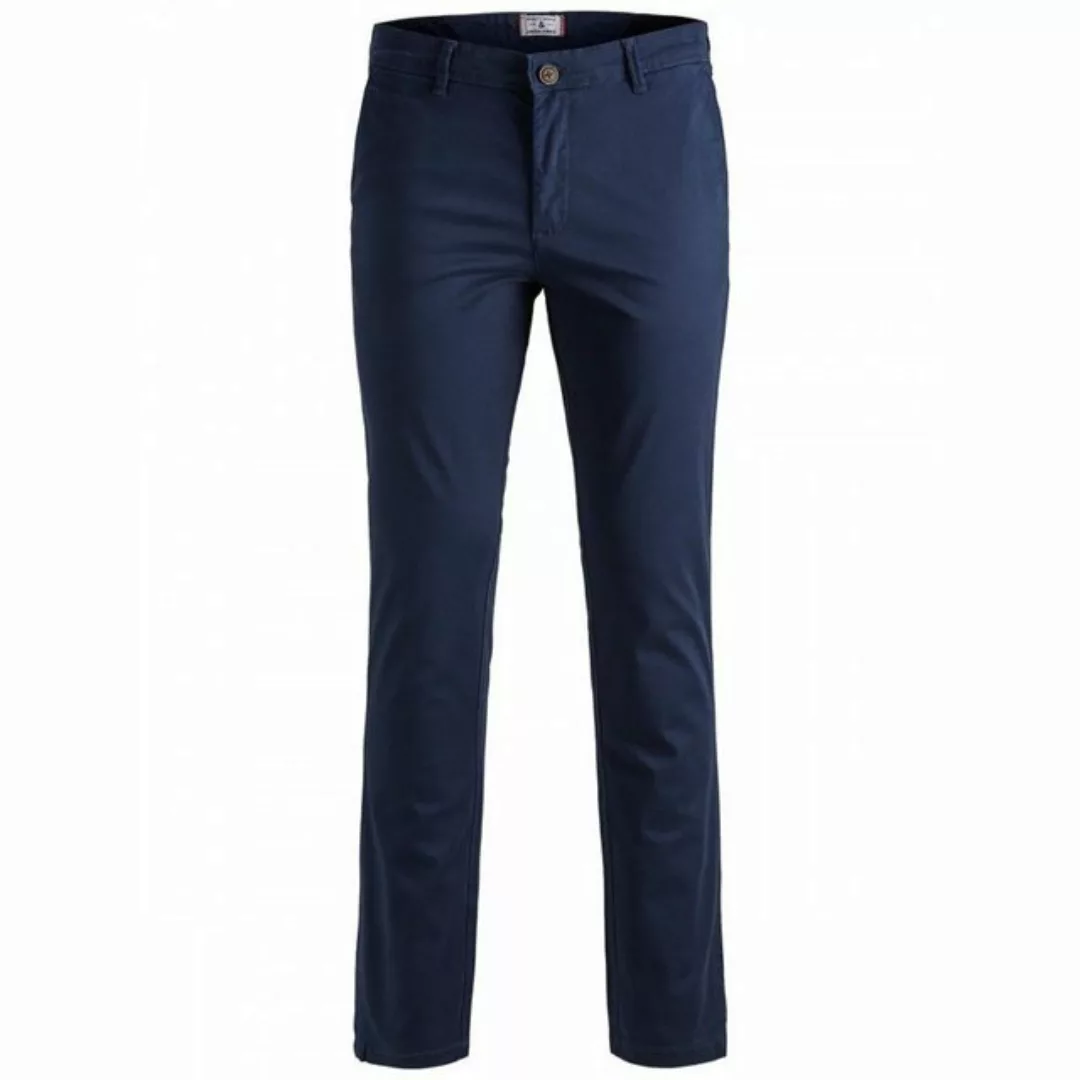 Jack & Jones Herren Chino Hose JJIMARCO JJBOWIE SA - Slim Fit - Blau - Grün günstig online kaufen