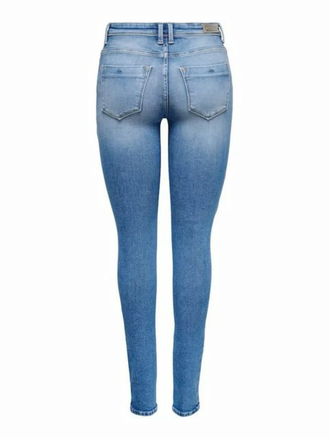 Only Damen Jeans ONLSHAPE LIFE REG SK DNM REA768 - Skinny Fit - Blau - Ligh günstig online kaufen