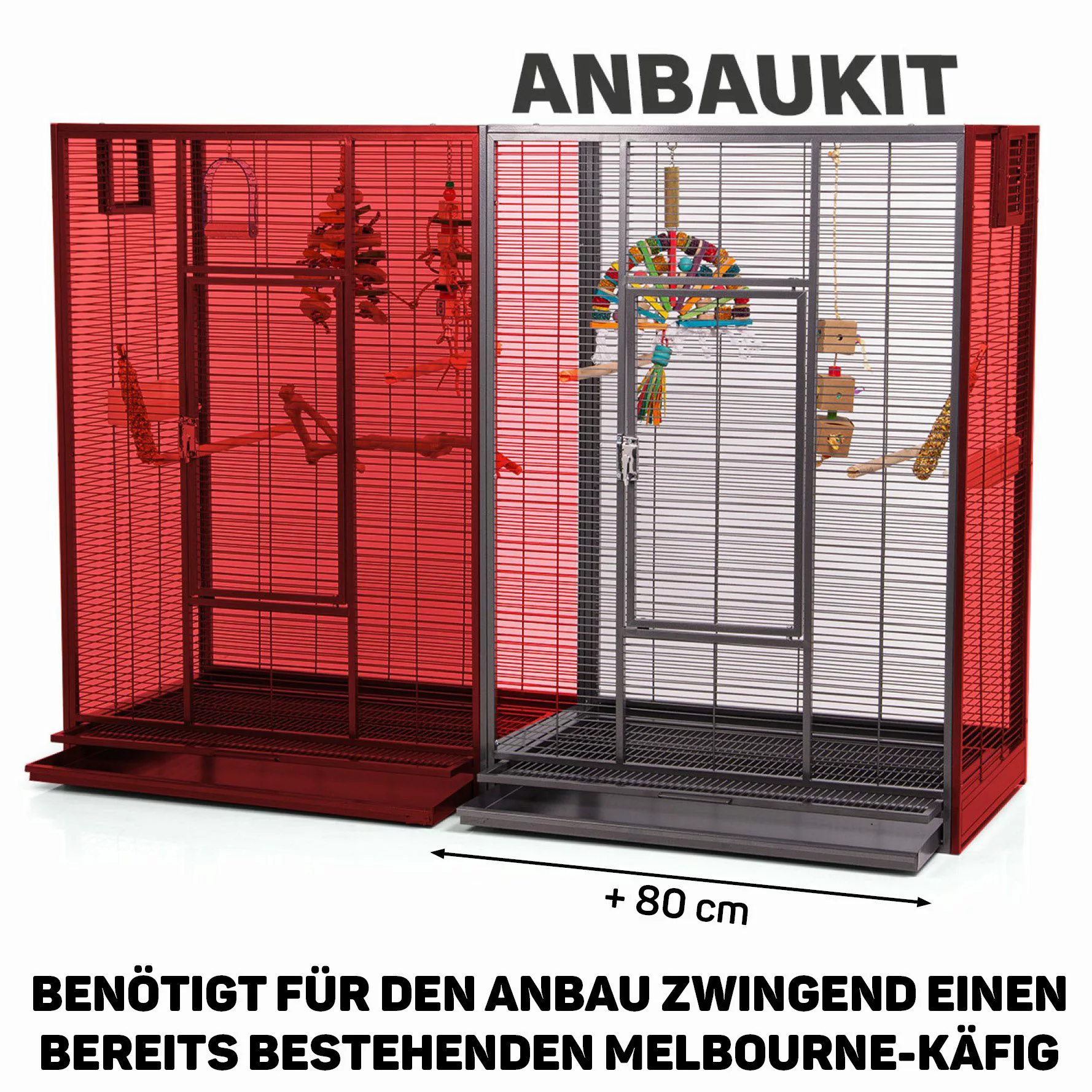 Montana Cages Vogelkäfig Anbaukit für Vogelvoliere günstig online kaufen