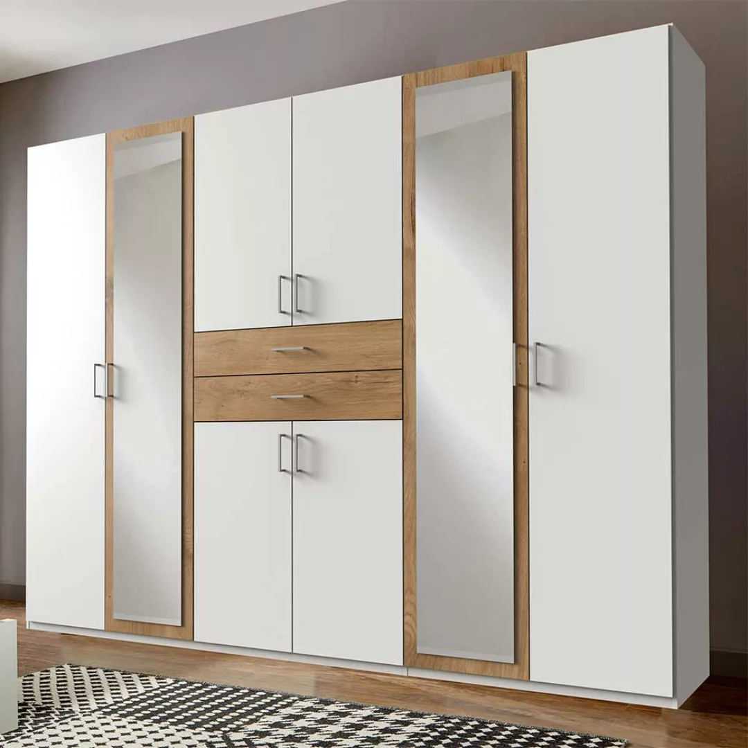 Schrank Schlafzimmer groß in modernem Design Spiegeltüren günstig online kaufen