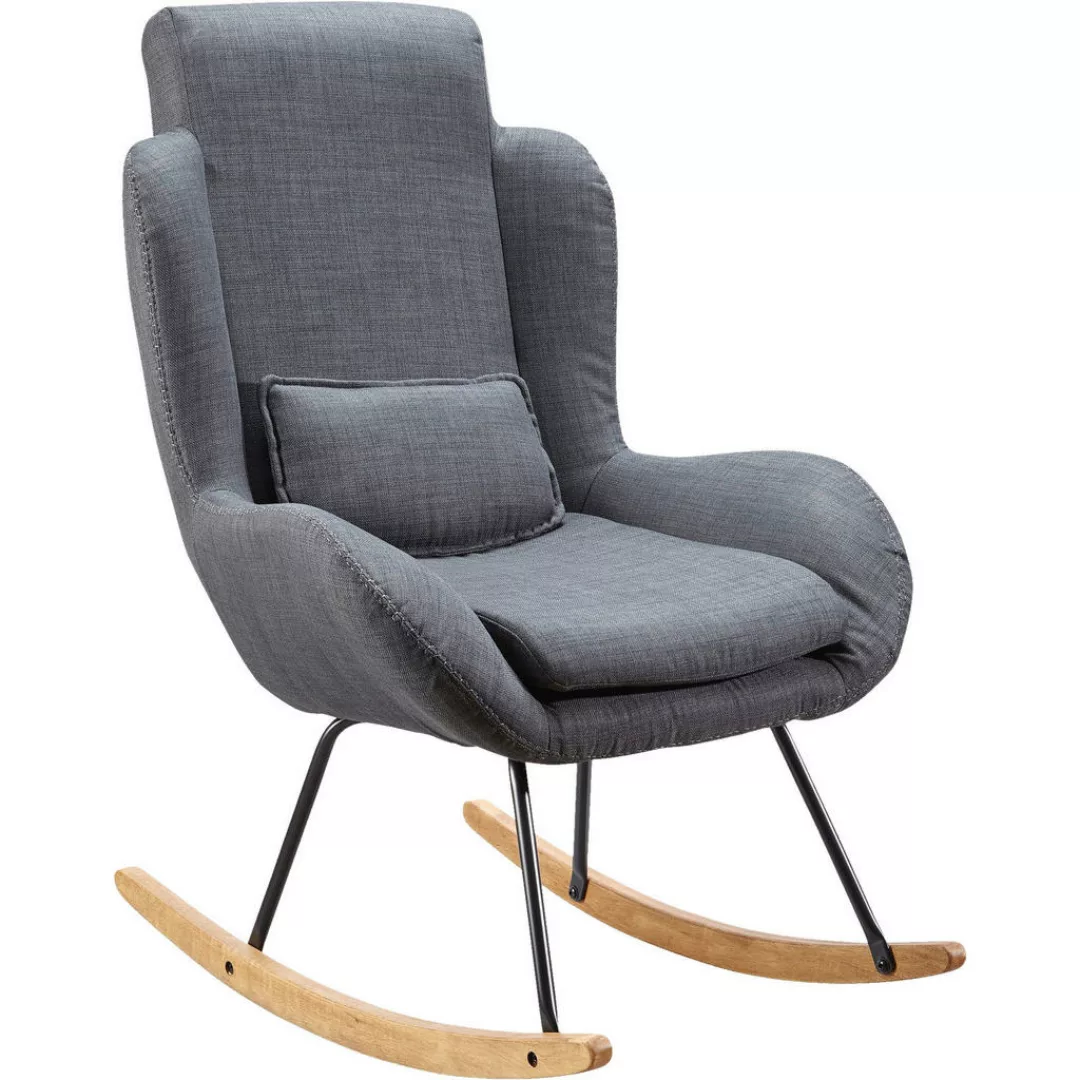 Schaukelstuhl CAPRI Anthrazit Design Relaxsessel 75 x 110 x 88,5 cm | Sesse günstig online kaufen