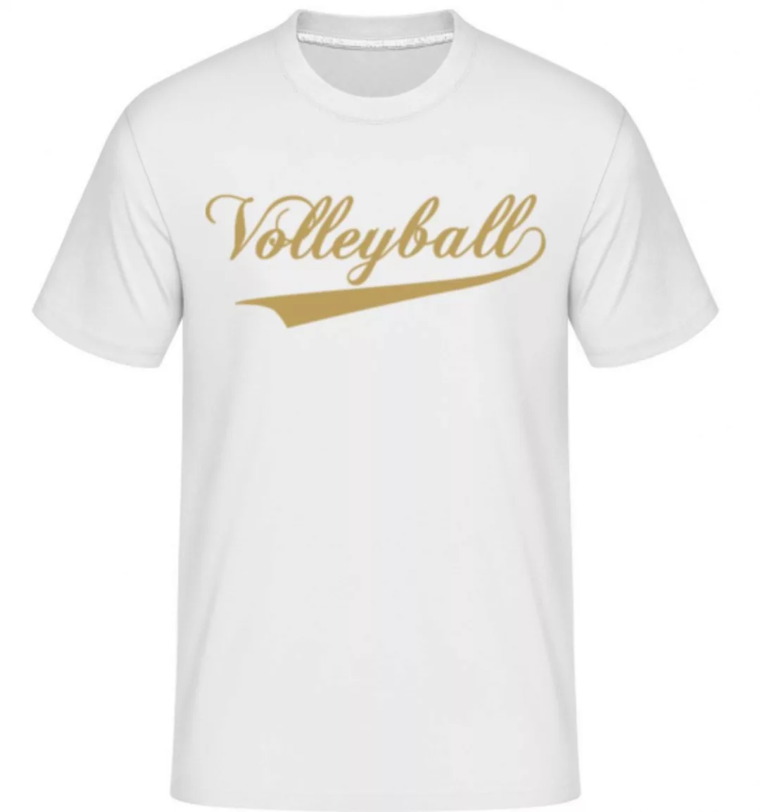 Volleyball Schriftzug · Shirtinator Männer T-Shirt günstig online kaufen