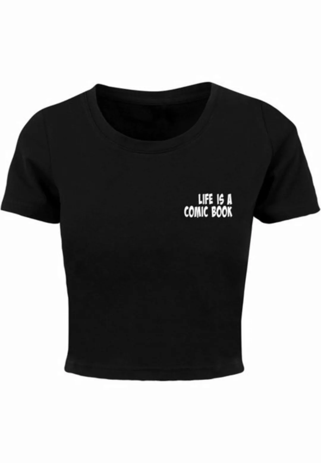 Merchcode T-Shirt Merchcode Damen Ladies Book Comic Cropped Tee (1-tlg) günstig online kaufen