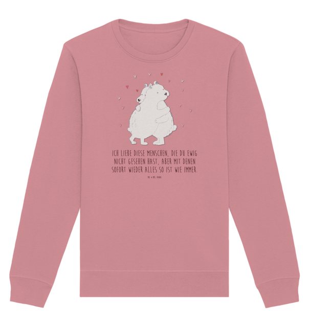 Mr. & Mrs. Panda Longpullover Größe L Eisbär Umarmen - Canyon Pink - Gesche günstig online kaufen