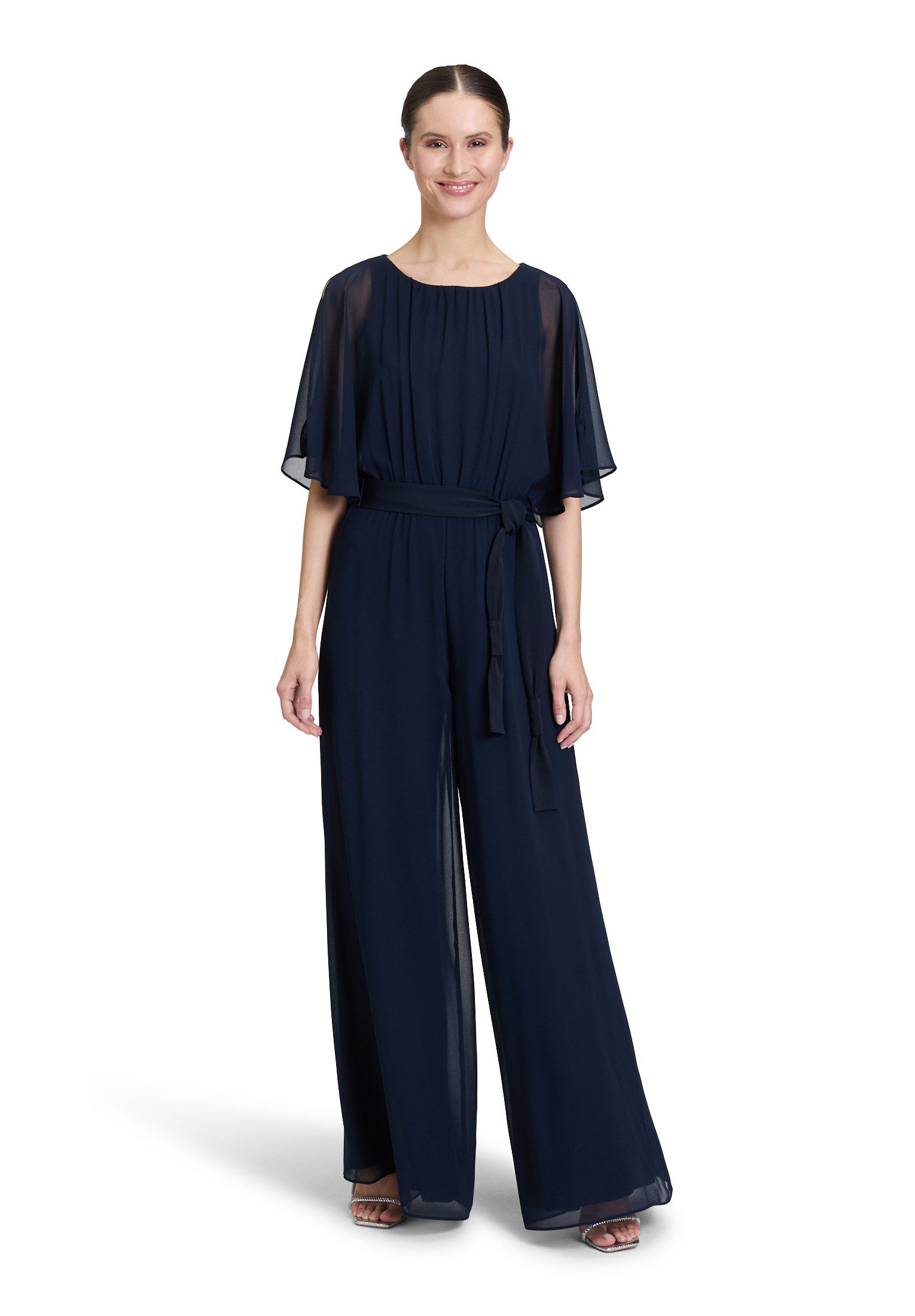 Vera Mont Overall "Vera Mont Damen Jumpsuit mit Bindegürtel", (1 tlg.), Des günstig online kaufen