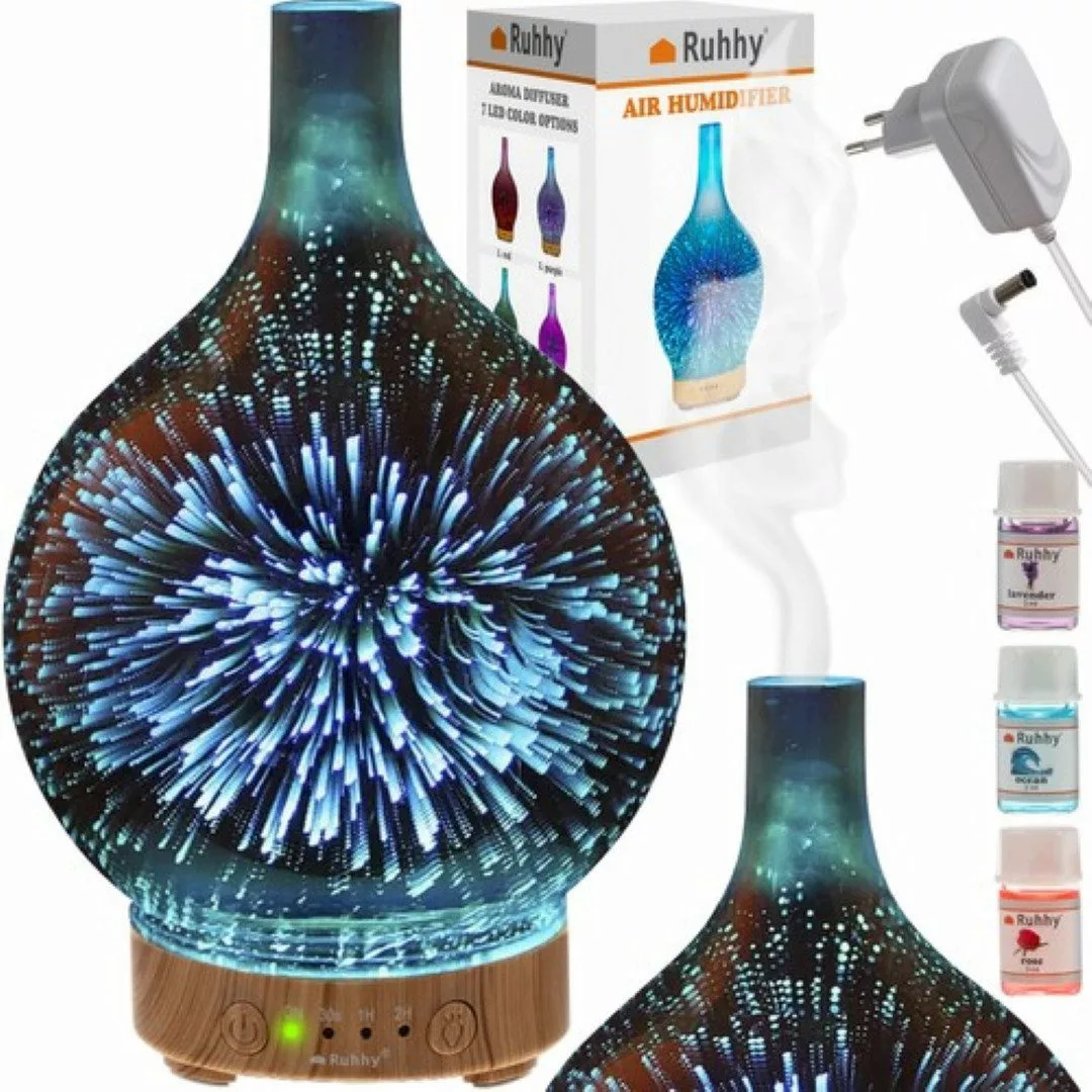Ruhhy Luftbefeuchter Luftbefeuchter mit LED, Aromatherapie günstig online kaufen