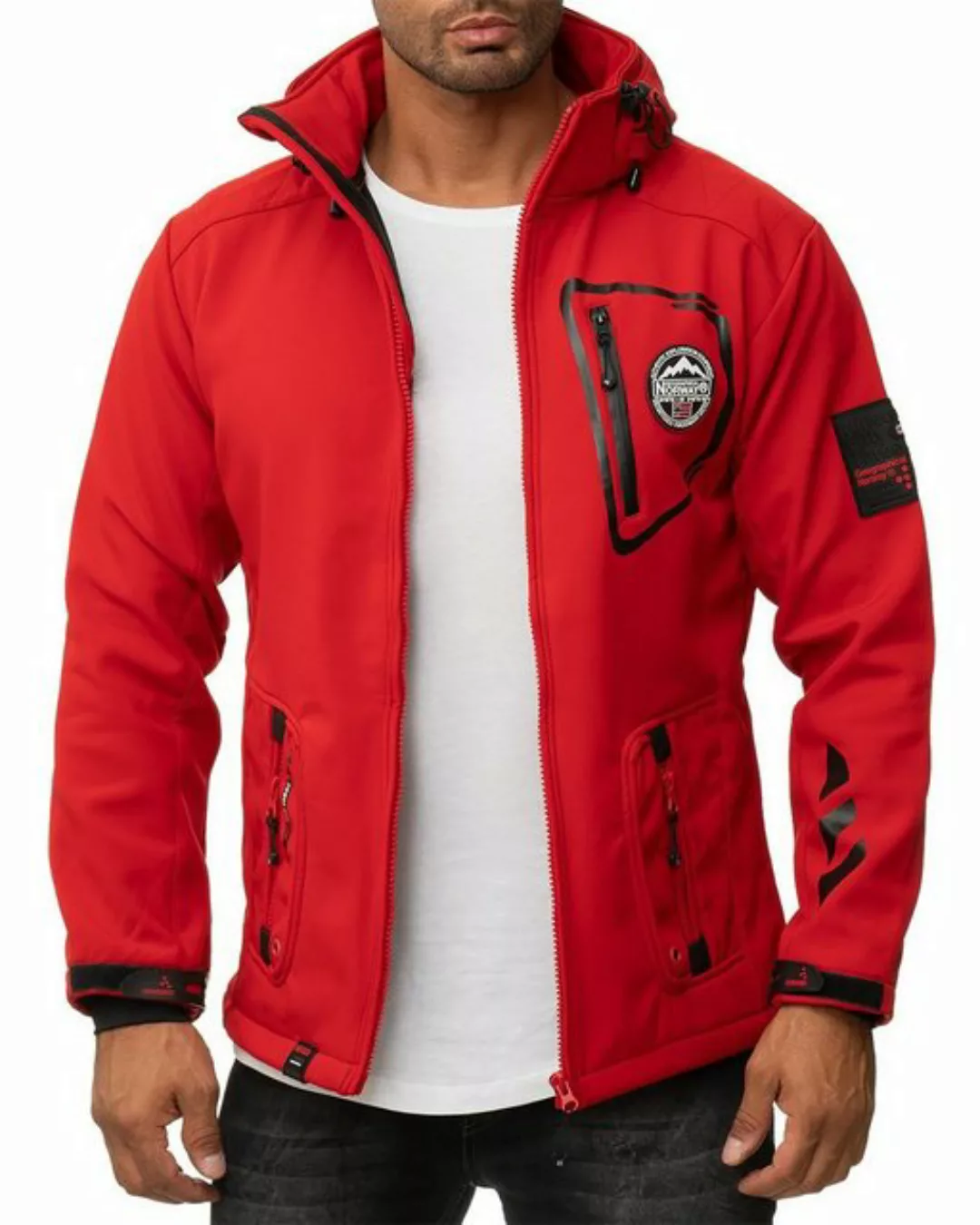 Geographical Norway Softshelljacke Herren Outdoor Jacke batacebook red S Lu günstig online kaufen