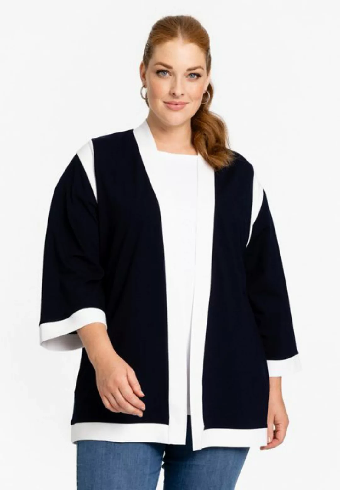 YOEK Cardigan Damen Strickjacke mit Druck günstig online kaufen