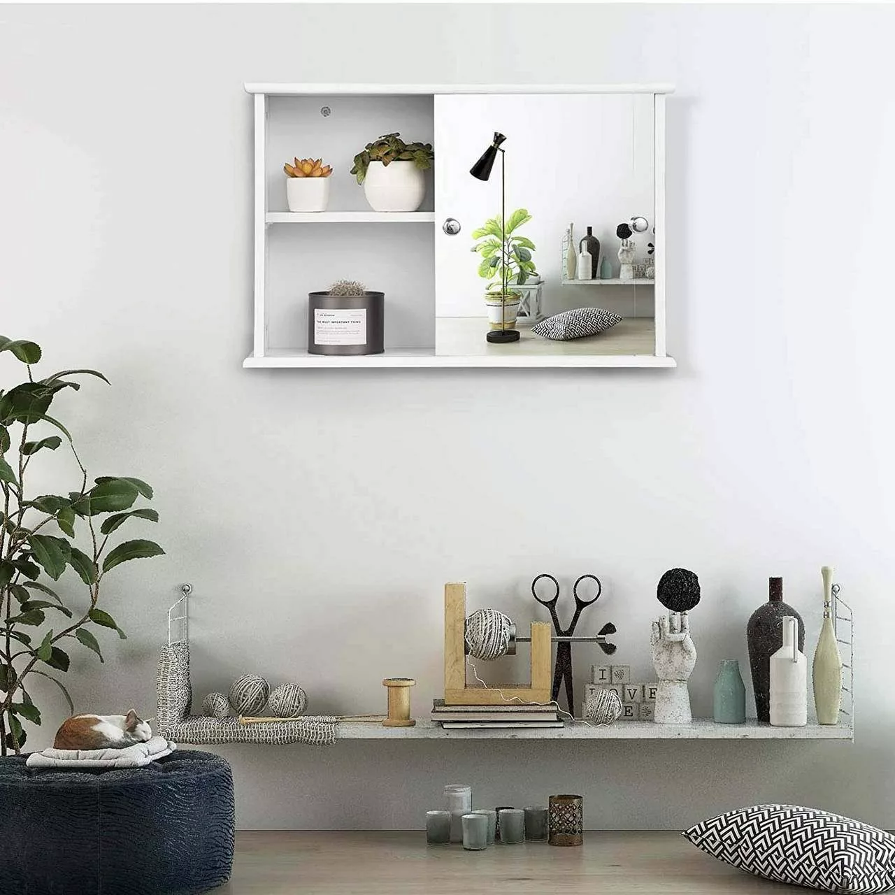 EUGAD Spiegelschrank (1-St) mit Ablage, aus günstig online kaufen