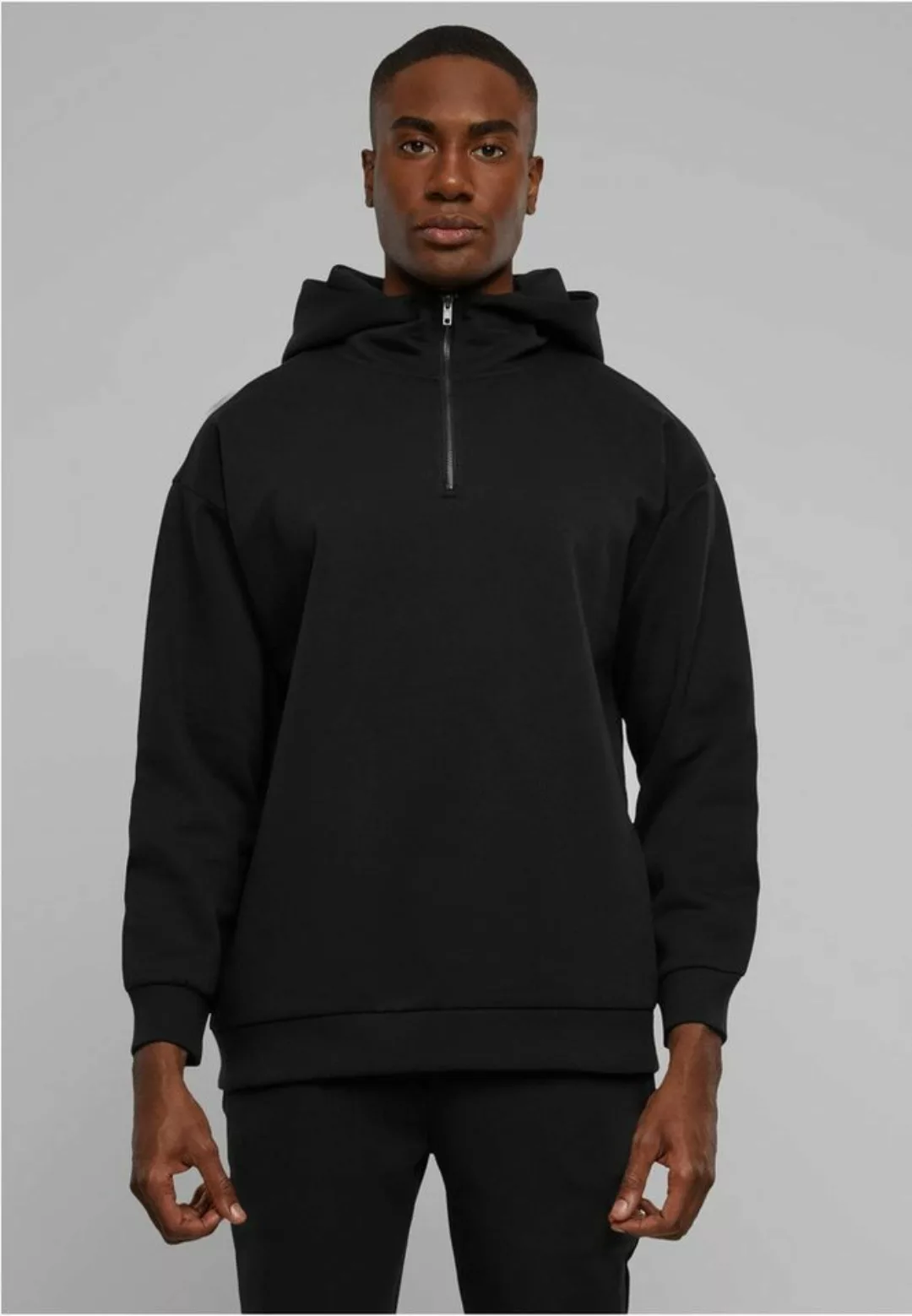 URBAN CLASSICS Kapuzenpullover Zipped High Neck Hoody günstig online kaufen