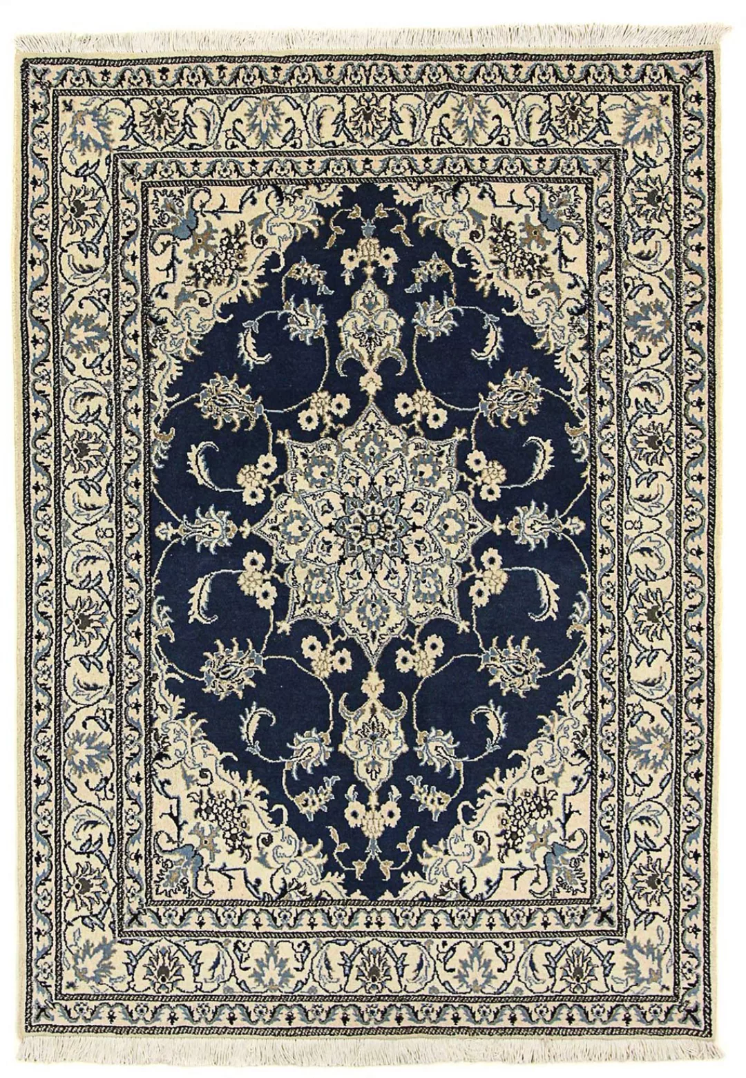 morgenland Orientteppich »Perser - Nain - 206 x 153 cm - dunkelblau«, recht günstig online kaufen