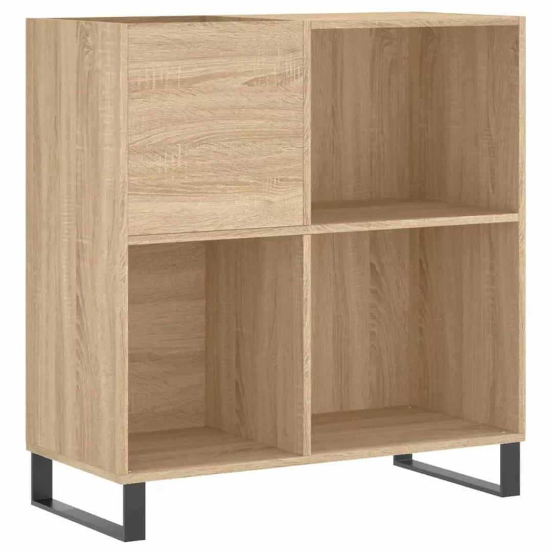 vidaXL Media-Regal Plattenschrank Sonoma-Eiche 84,5x38x89 cm günstig online kaufen