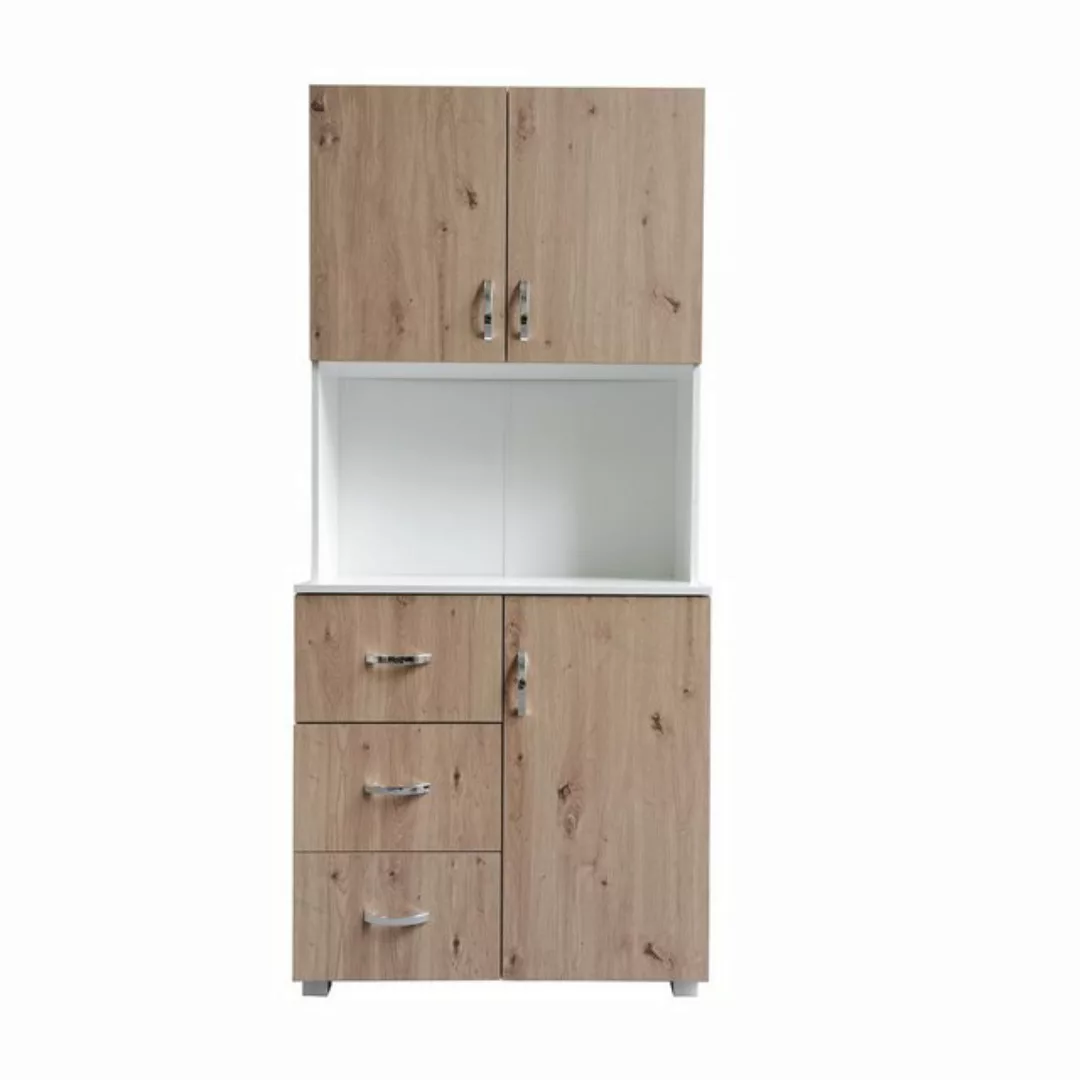 HTI-Living Küchenbuffet Küchenschrank Weiß Artisaneiche Blanca (Stück, 1-St günstig online kaufen