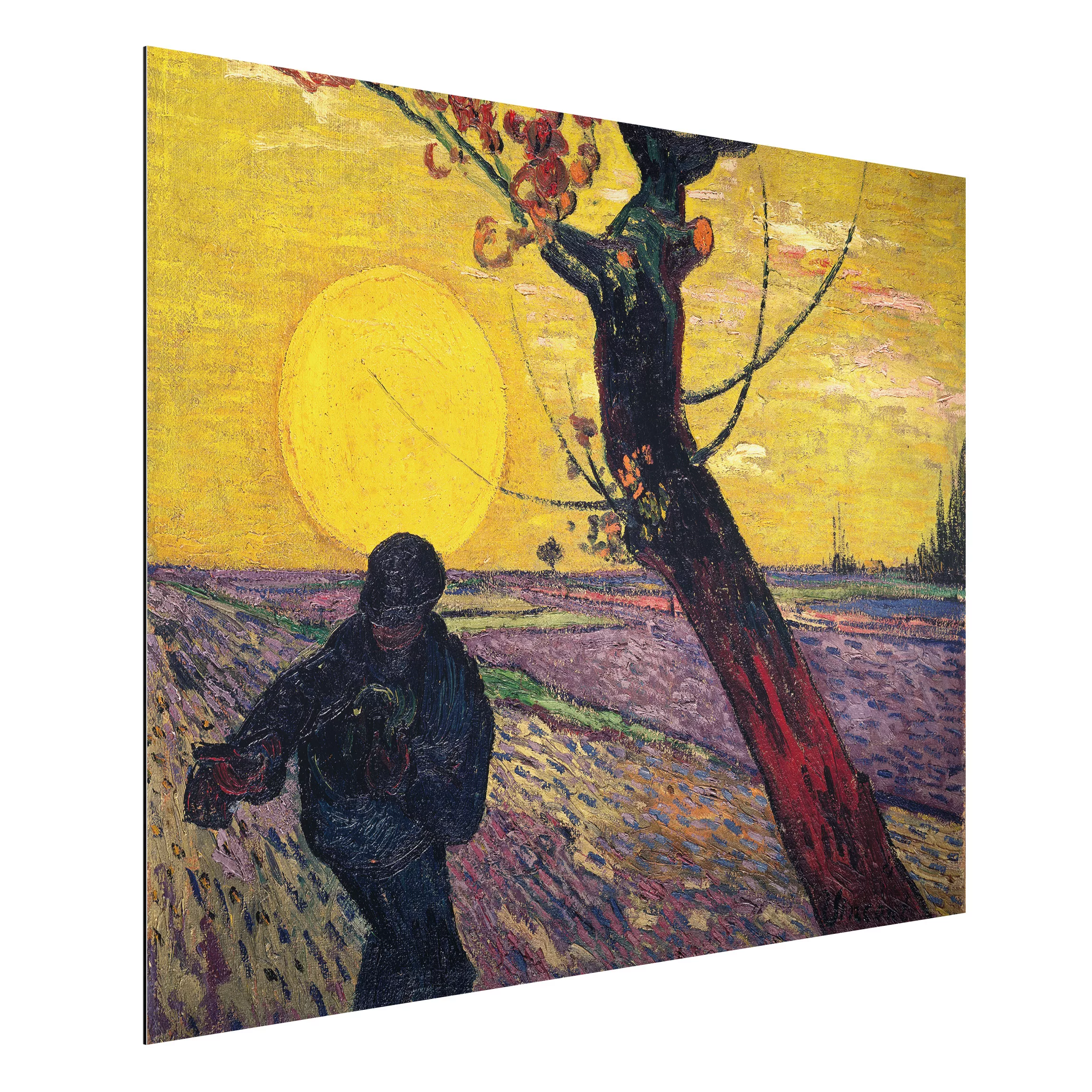 Alu-Dibond Bild Kunstdruck - Querformat 4:3 Vincent van Gogh - Sämann günstig online kaufen
