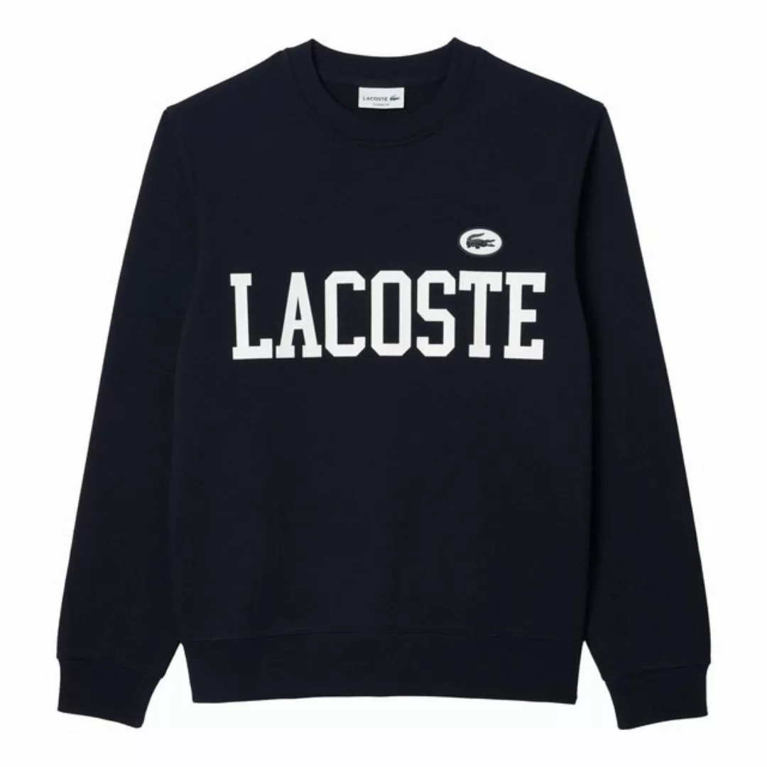 Lacoste Sweatshirt Jogging Sweatshirt mit großem Markenprint günstig online kaufen