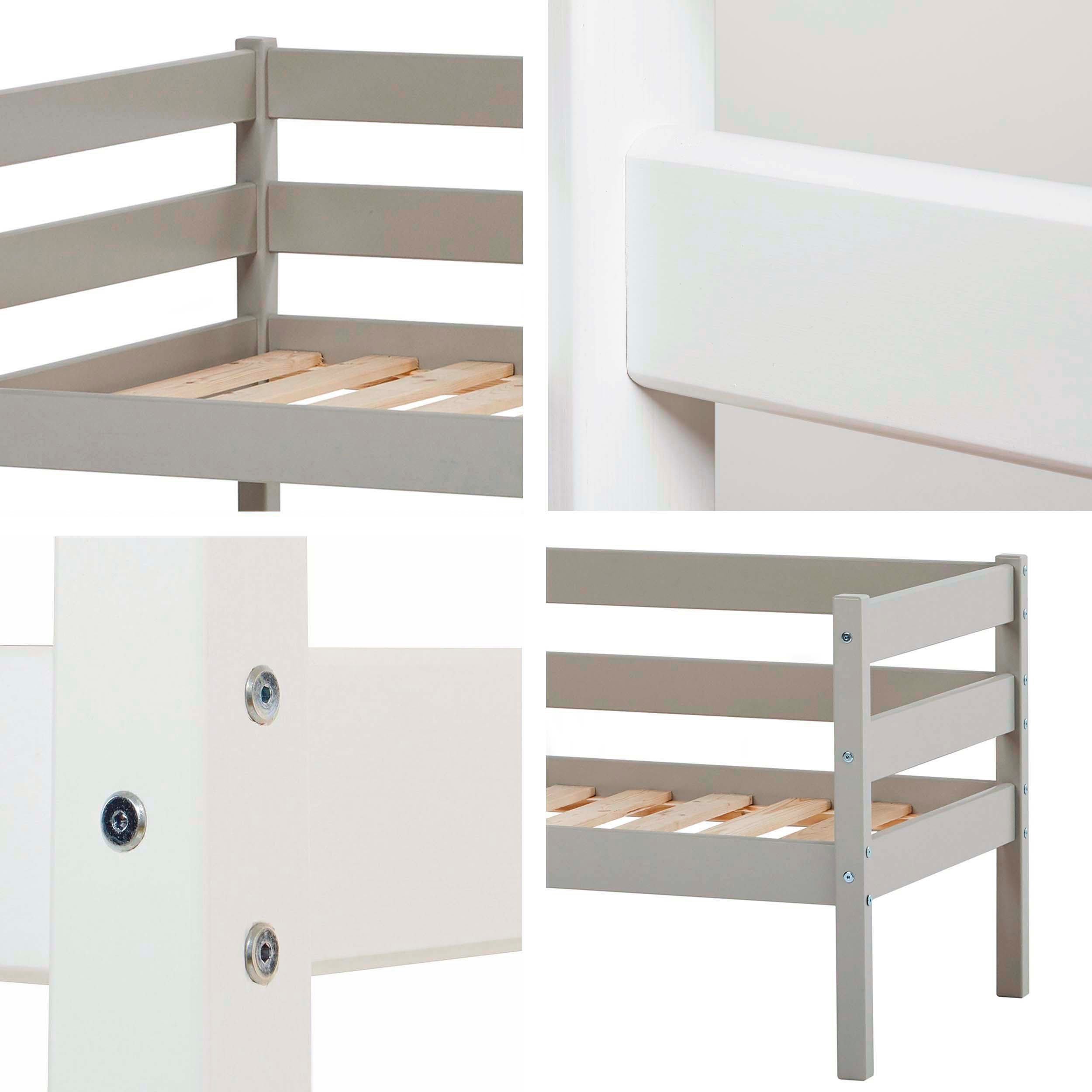 Hoppekids Einzelbett "ECO Comfort Kinderbett, Kiefer Massivholz, Jugendbett günstig online kaufen