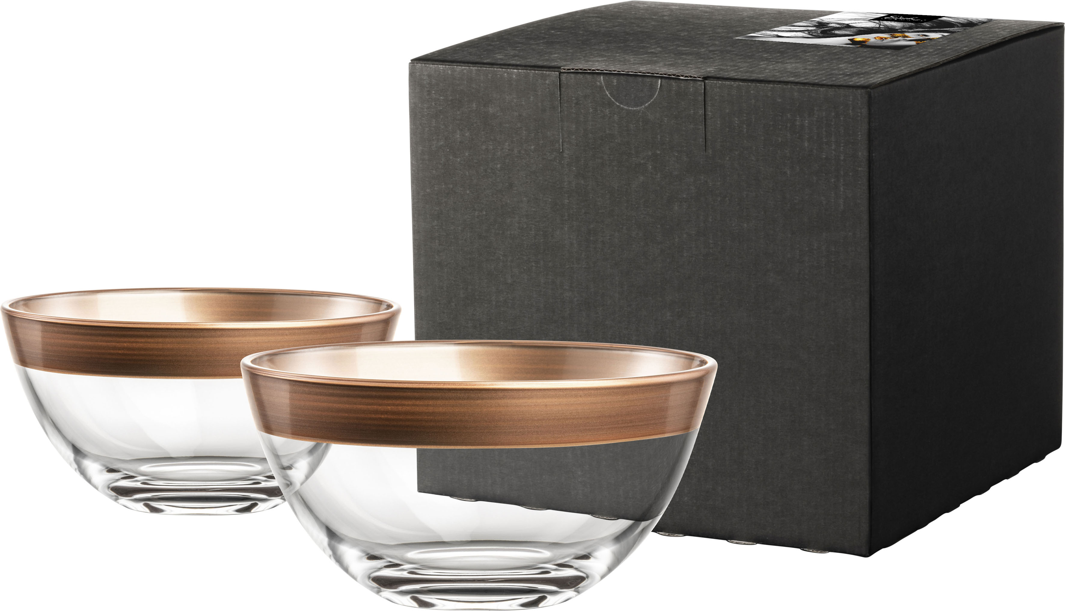 Eisch Germany Müslischale »KAYA COPPER«, 2 tlg., aus Kristallglas, im Gesch günstig online kaufen