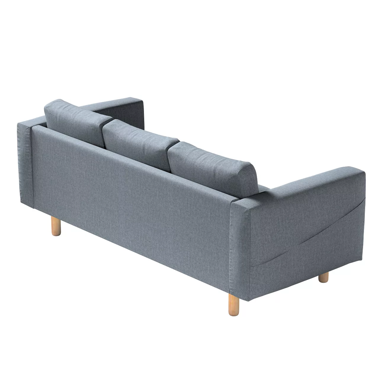 Bezug für Norsborg 3-Sitzer Sofa, grau, Norsborg 3-Sitzer Sofabezug, City ( günstig online kaufen