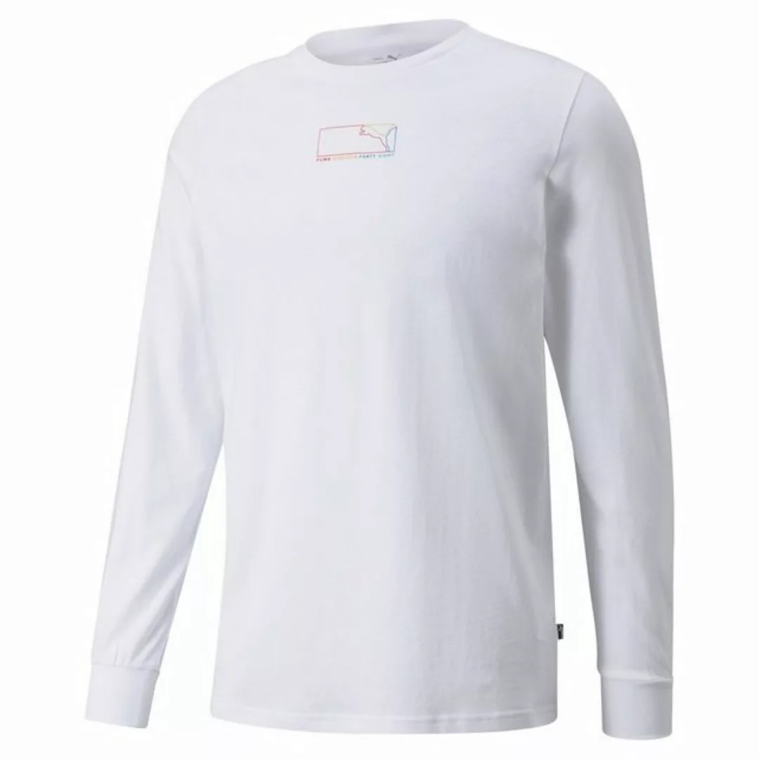 PUMA T-Shirt Herren Langarmshirt - Graphic Longsleeve Tee günstig online kaufen