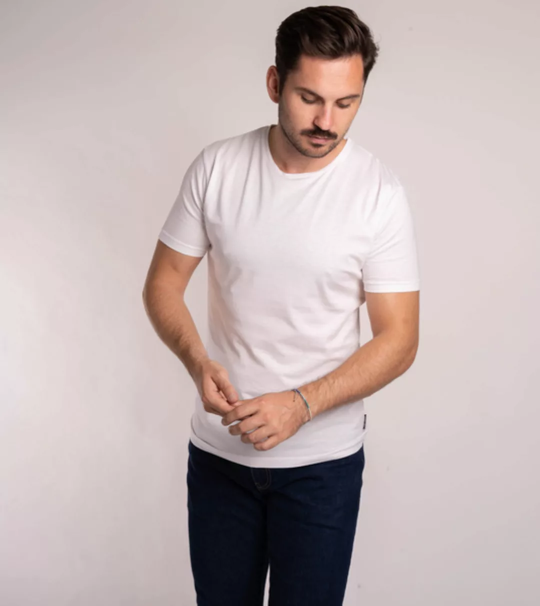 Basic Herrenshirt Aus Biobaumwolle günstig online kaufen