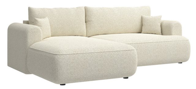 Selsey Ecksofa OVO, Schlaffunktion 142x210 cm, Bettkasten, 2 Zierkissen günstig online kaufen