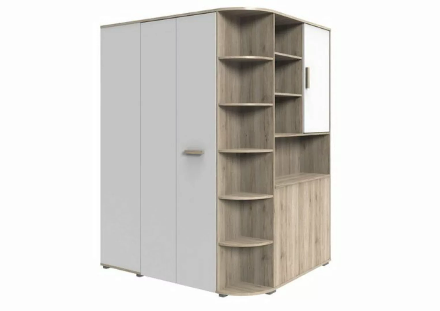 Stylefy Kinderkleiderschrank Karoline II (Kleiderschrank, Mehrzweckschrank) günstig online kaufen