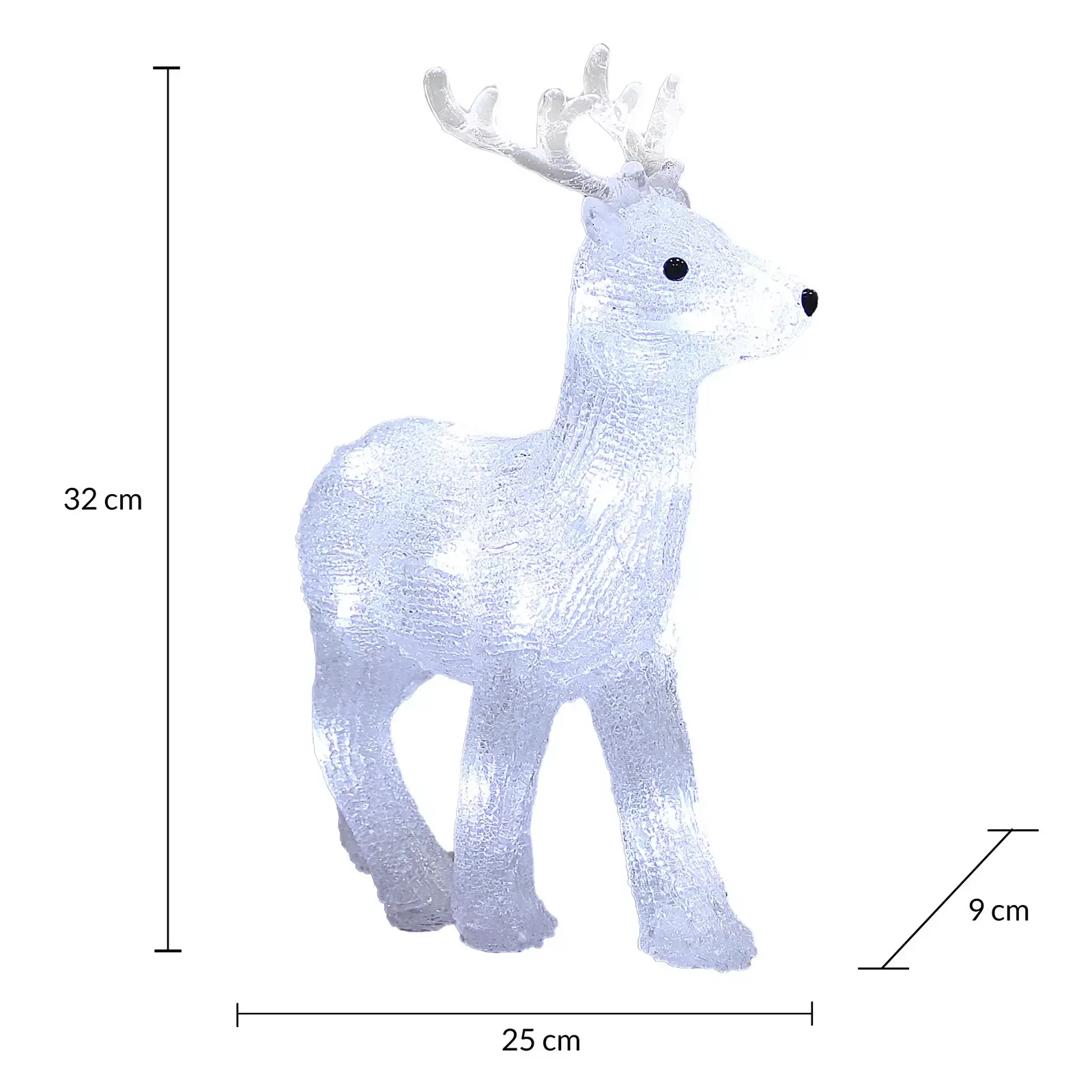 LED Acryl Figur Weihnachten Hirsch günstig online kaufen