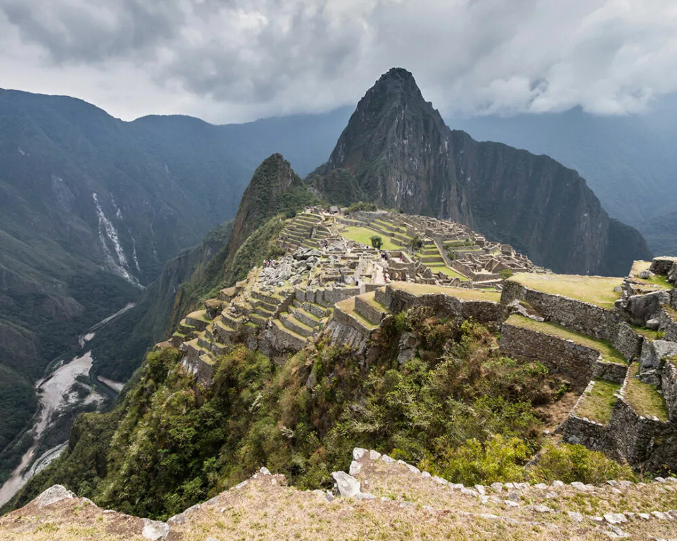 Fototapete "Machu Picchu" 4,00x2,50 m / Glattvlies Brillant günstig online kaufen