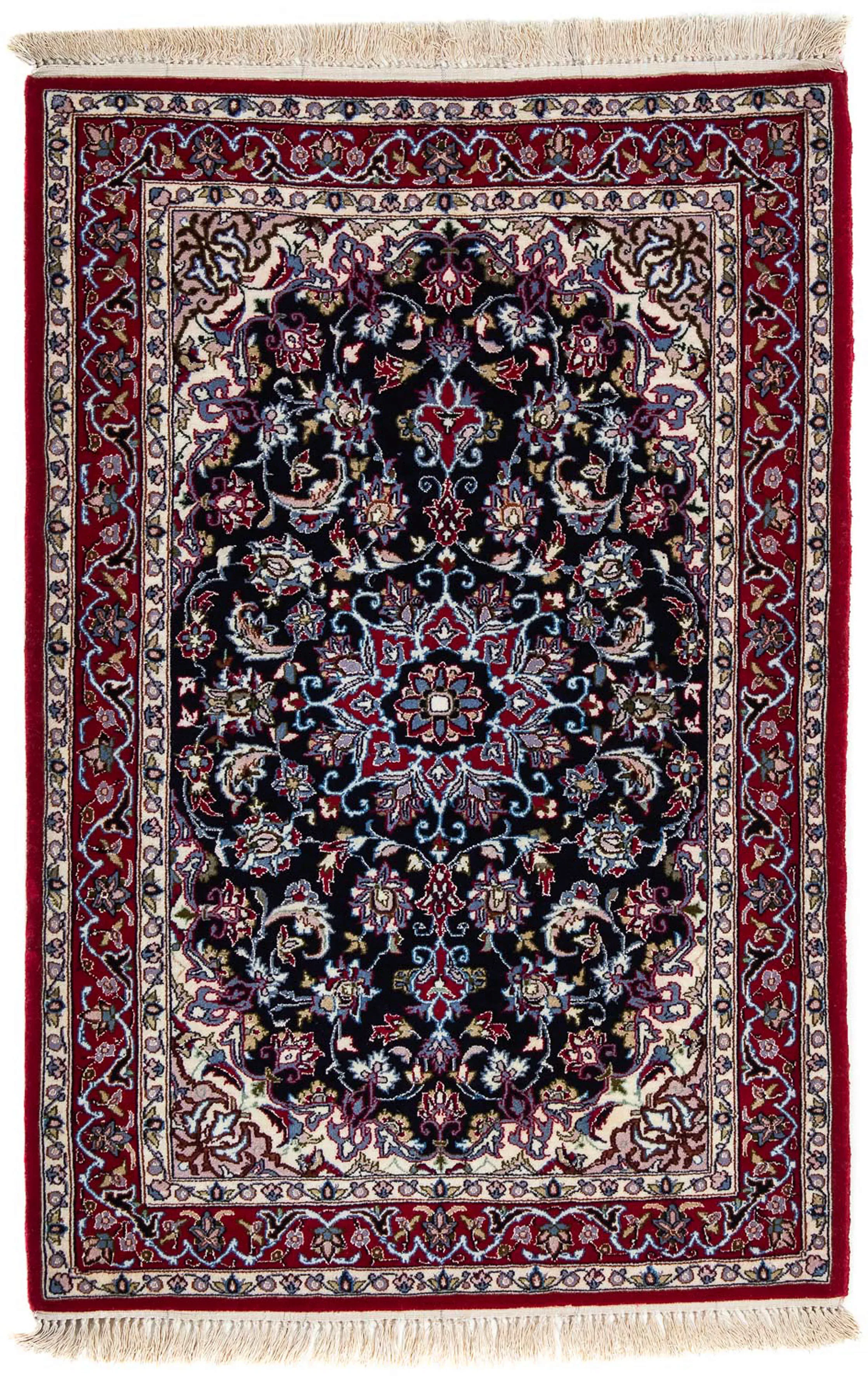 morgenland Orientteppich »Perser - Isfahan - Premium - 108 x 72 cm - dunkel günstig online kaufen
