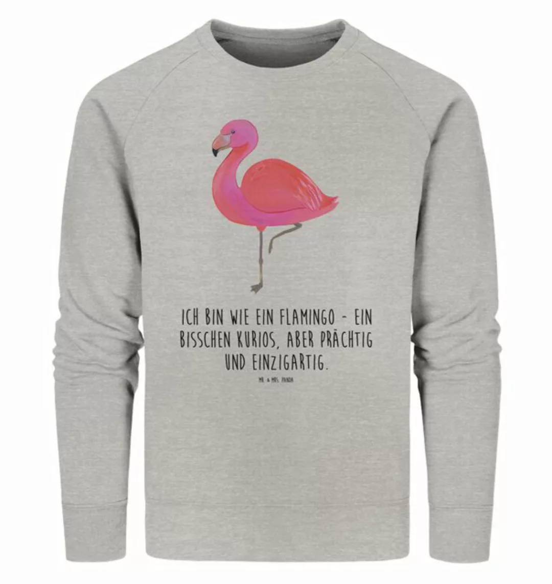 Mr. & Mrs. Panda Longpullover Größe XL Flamingo Classic - Heather Grey - Ge günstig online kaufen