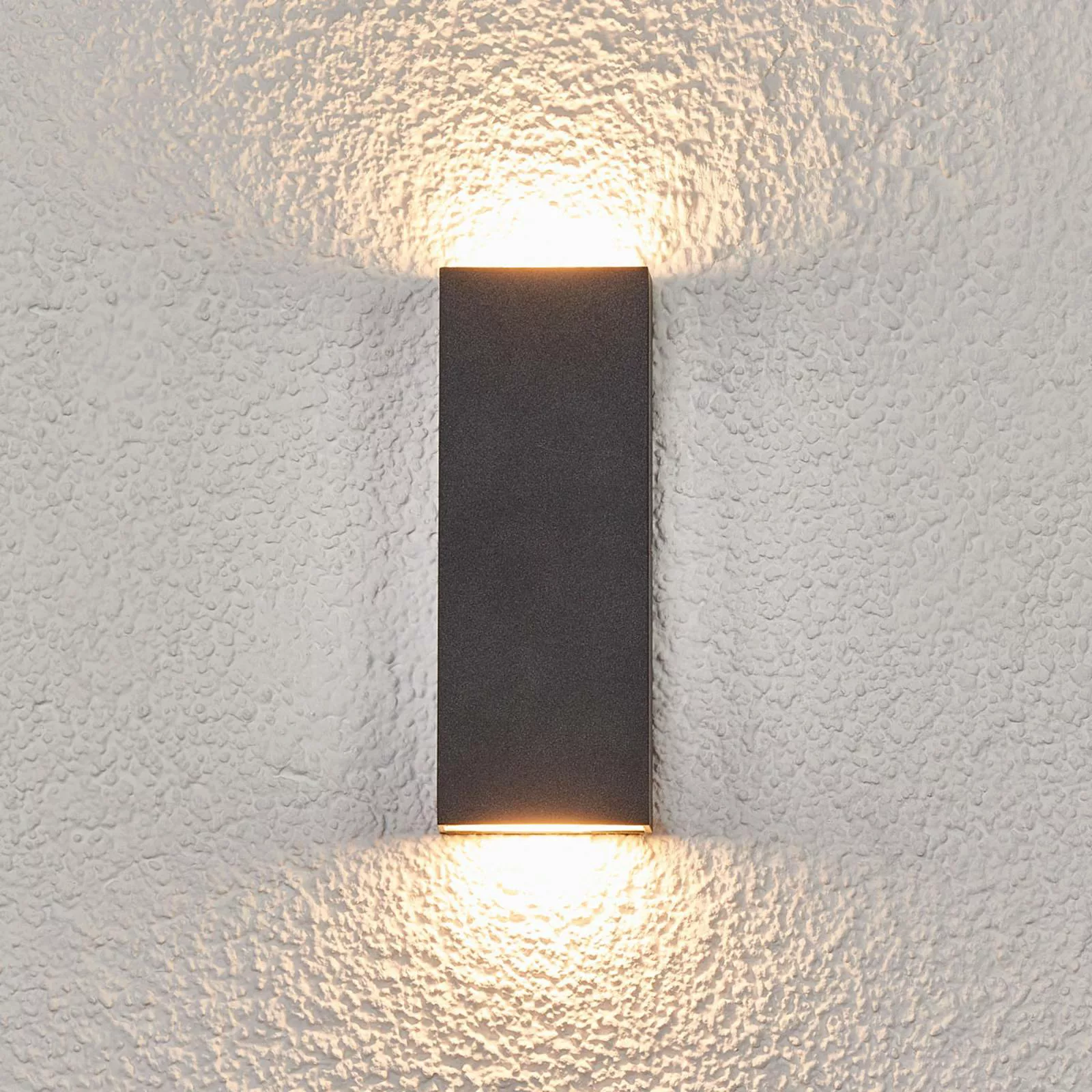 Flache LED-Außenwandlampe Corda günstig online kaufen