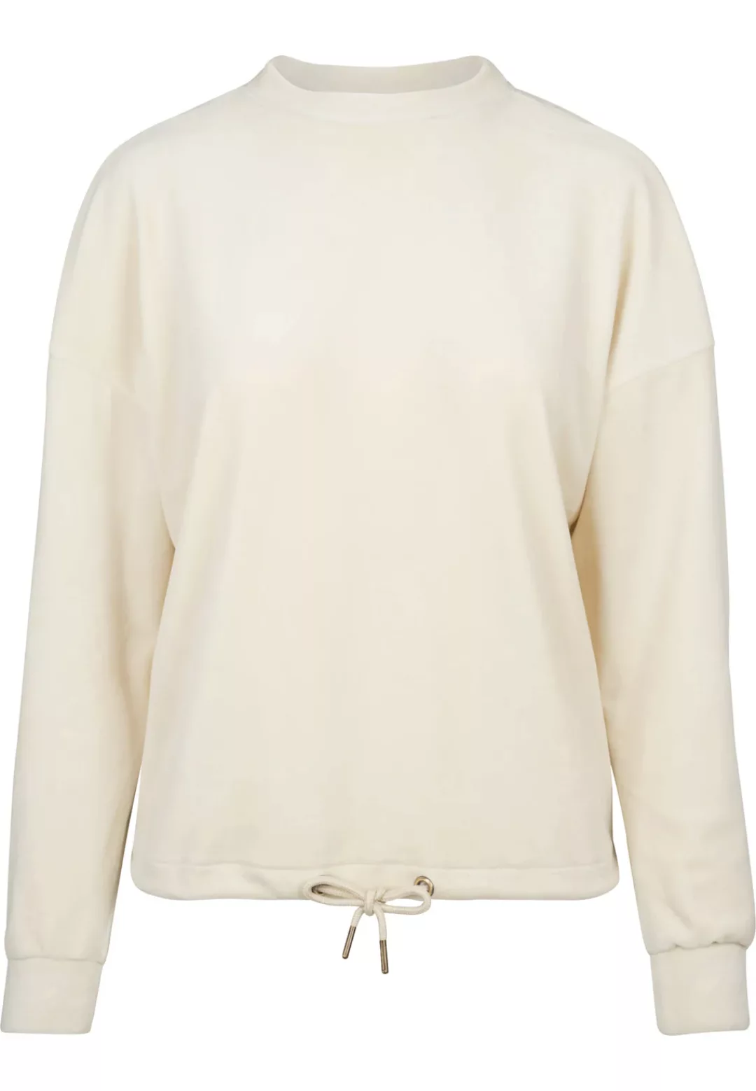 URBAN CLASSICS Sweater "Damen Ladies Oversized Velvet Crew", (1 tlg.) günstig online kaufen